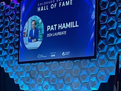 Colorado Business Hall of Fame honors Pat Hamill! A great community builder &amp; philanthropist! Congratulations, Pat! And thank you for listening, thinking, and acting with GLI for over a decade!