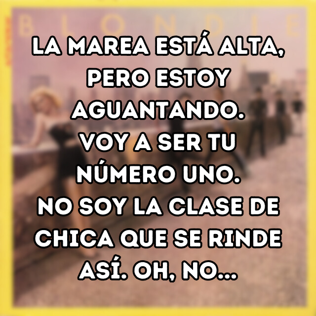 Para el amor nunca hay que rendirnos, eso nos lo enseña Blondie en una de sus canciones más famosas 'The Tide Is High' y hoy la tenemos en los #Lyrics de Volumen Radio. 🌊💋👩‍❤️‍👨
#TheTideIsHigh #Blondie #Autoamerican