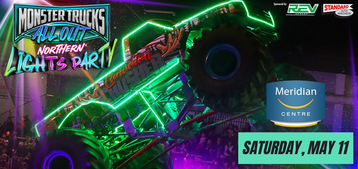 Do not miss out on May 11, as Monster Trucks All Out makes their Niagara debut! Experience high flying, ground pounding monster truck mayhem in addition to an epic performance of lights, music and motorsports action! 🎟️ bit.ly/48o8Spk