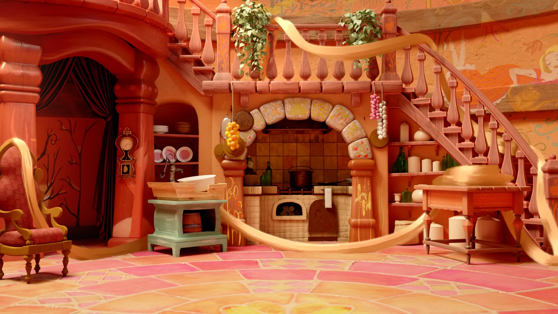 Rapunzel Tower Inside