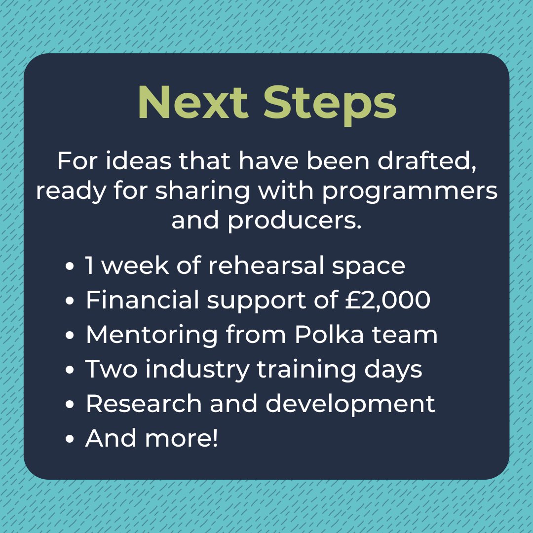 1 week left to apply for our Catapult Programme! Any questions? Check our webpage here >> polkatheatre.com/for-artists/ Or email producing@polkatheatre.com