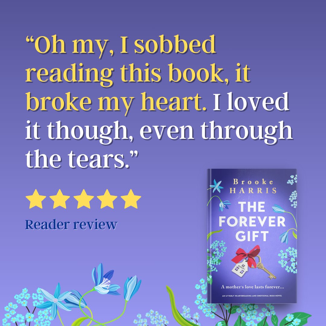 With over 500 ⭐⭐⭐⭐⭐ ratings on Amazon, it's no wonder readers are loving The Forever Gift by @Janelle_Brooke Harris! 💙 Treat yourself to utterly heartbreaking and emotional Irish fiction today: geni.us/631-rd-two-am #bookreview #womensfiction