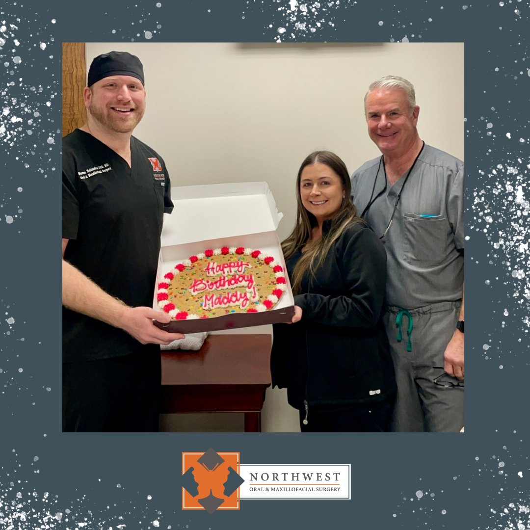 northwestoral's tweet image. We celebrated Maddy's Birthday this week at our Spring location! 🤩
#NWOMS #NWOralTeam #FebruaryBirthdays