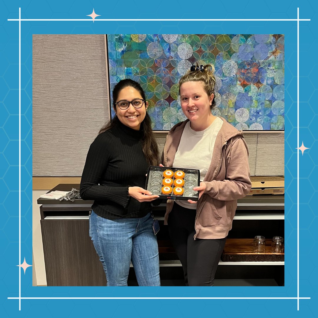 Thank you to Olivia Stockard &amp; Netra Kambli from the Schlaeger Lab at Boston Children's Hospital for hosting us for a great lunch and learn featuring Q-Bot Oreos! #punchout #labmanagement #labsupplies