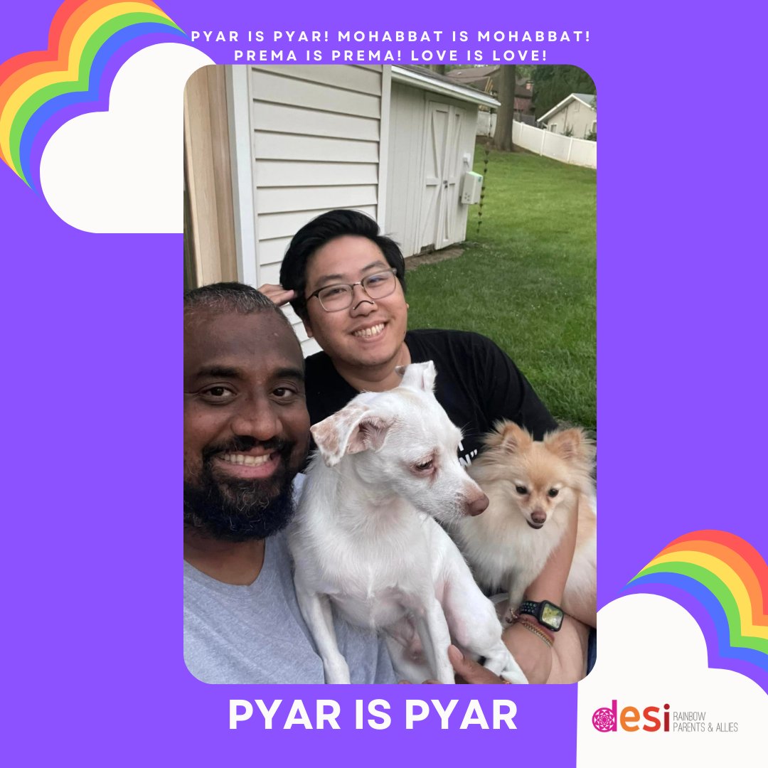 desirainbow1's tweet photo. Desi Rainbow Pyar is Pyar 2024:
Celebrating Jacob Chacko and Jimmy Luong Chacko
🌈
Join our Pyar is Pyar campaign at https://t.co/xVv22S2oU7
#pyarispyar #mohabbatismohabbat #loveislove #lgbtqia+ #desirainbow
#lovingasianhusbands #theluongchackos https://t.co/0l3os5rKP1
