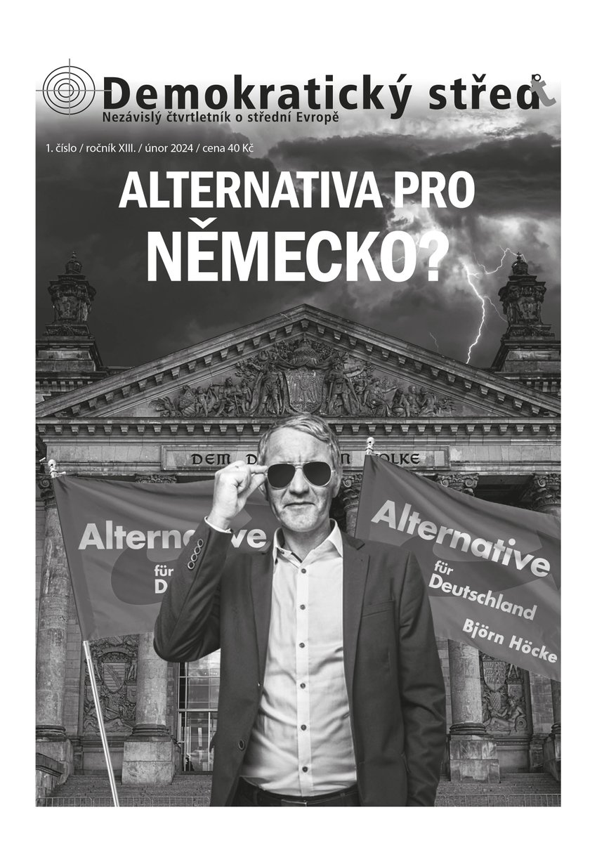 Špatných zpráv už dneska bylo dost, takže nastal čas na jednu (snad) dobrou. Do tiskárny jsme odeslali nové číslo. S jeho obsahem se můžete seznámit zde: demokratickystred.cz/rocnik-xiii-1-… PS: Snad vás nevyděsí titulka. Nebojte, je tam otazník!