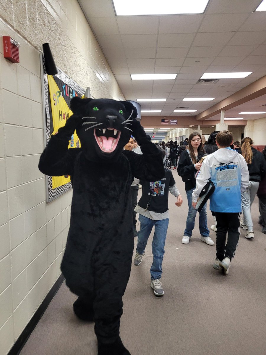 Pedro the Panther is out spreading kindness and school spirit this Fun Friday. Who at <a href="/CroneSchool/">Crone</a> will Pedro see next?