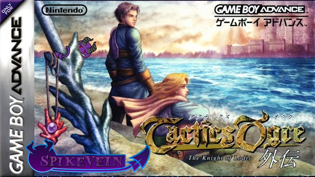 SpikeVein's tweet image. SpikeVein is here and early!! Ready to give you GBA tactical fun in Tactics Ogre The knight of Lodis. That is right some good old retro fun and rpg craziness with the demon in a canister!!

Link in replies!

#pngtuber #streamingnow #oldgame