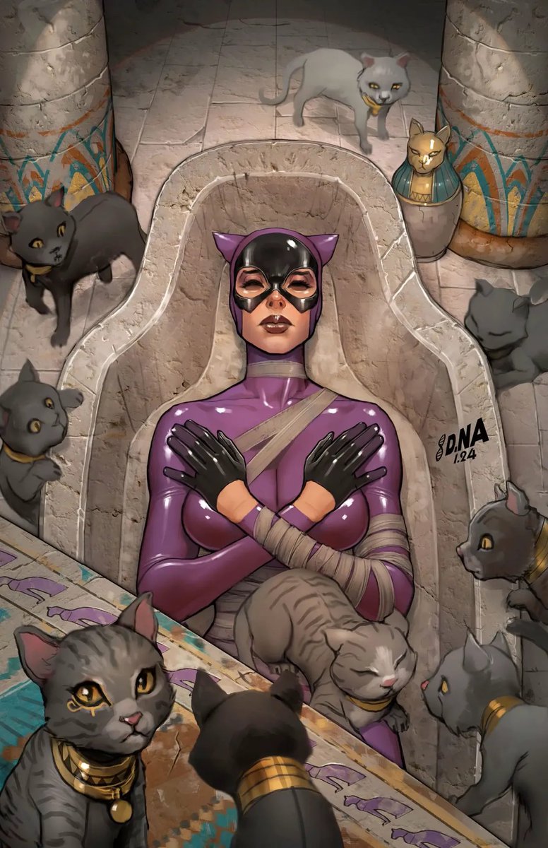 Catwoman #65 cover by @DavidNakayama