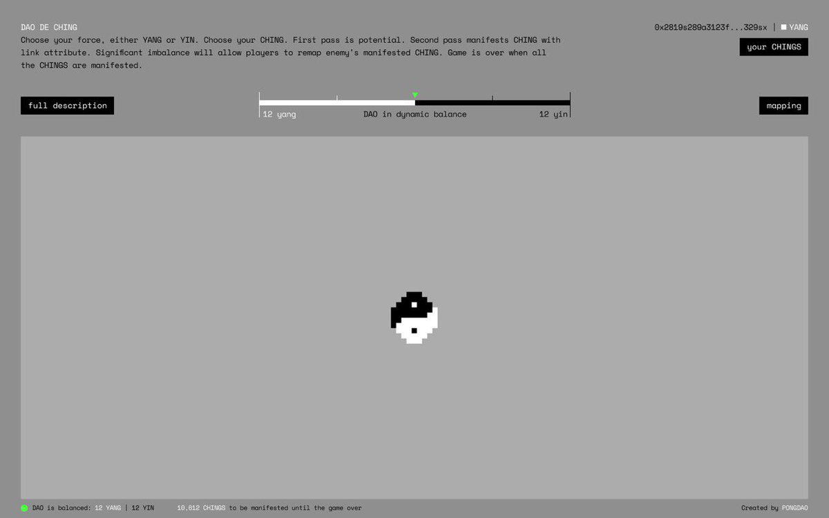 daodechinggame's tweet image. Once, in the realm of the formless and infinite, there existed a vast and boundless void, a place of perfect peace and stillness, where nothing existed, yet everything was possible. In this serene expanse, there lay the seed of all creation, the essence of all potential: DAO. As…