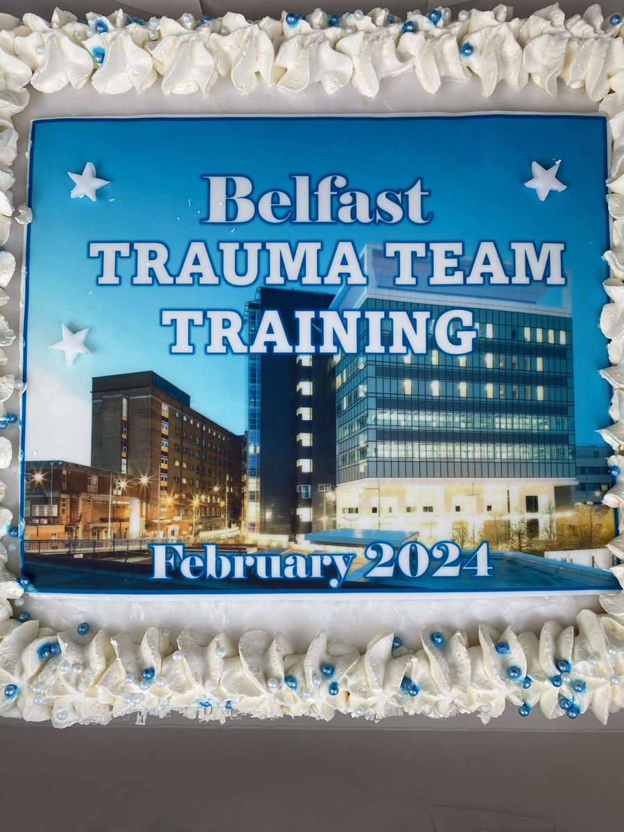 🚑 Belfast Trauma Team Training 16/2/24 🚁☎️ Thanks to all who helped get this off the ground - trauma is a team sport!