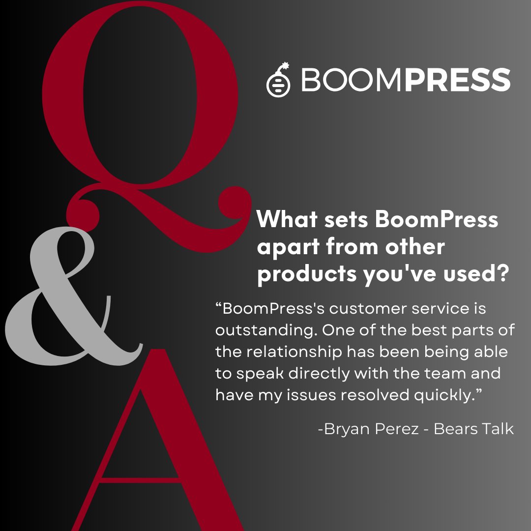 BoomPress takes pride in delivering exceptional customer service, recognizing its pivotal role in fostering a positive user experience. 

#boompress #yourvoiceyourplatform #gamechanger #contentcreator #sportsjournalists #customerservice #weloveourclients