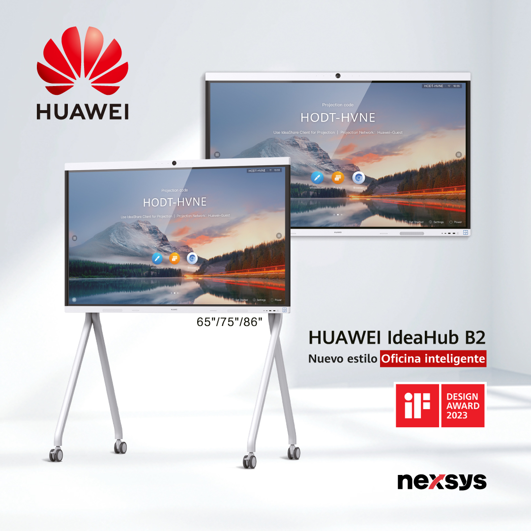 NexsysEcuador's tweet image. HUAWEI IdeaHub S2 ✨

🚀Nuevo estilo de oficina inteligente

Con BYOM, calidad HD y Wi-Fi 6, este dispositivo se adapta fácilmente a cualquier sala de reuniones u oficina.

✅ Paraskevi Arvantakis
✉ gerenteproducto7.ec@nexsysla.com

#Nexsysec #HuaweiEnterprise #IdeaHubS2