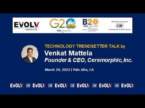 What's next for the semiconductor AI era? Ceremorphic's CEO Venkat Mattela's shares his viewpoints in this YouTube video Technology Trendsetter Talk, #EVOLV #Semiconductor #AI buff.ly/3T2ApIG