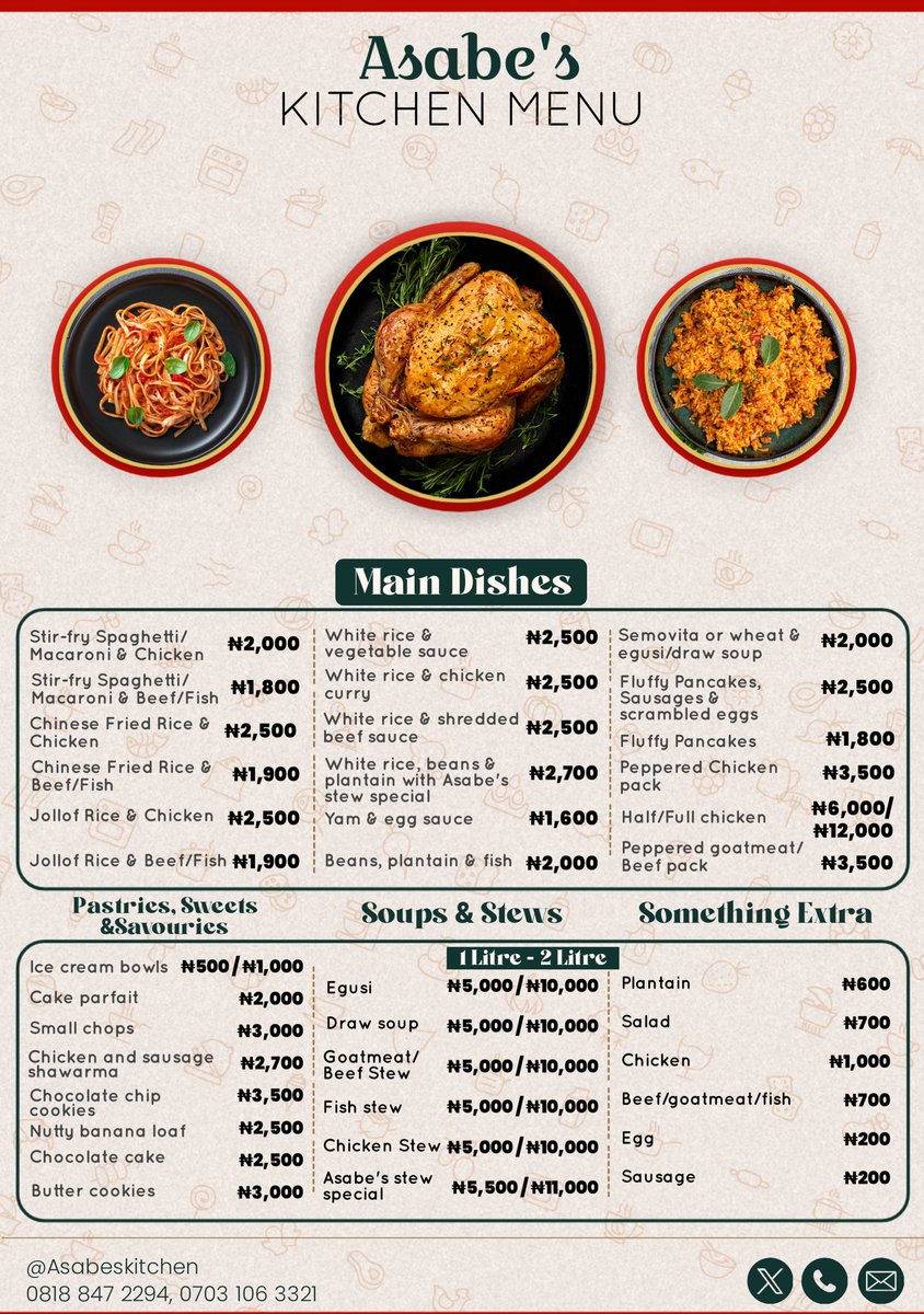 theurbansizzle's tweet photo. We have a new menu list. Don't be shy to send your orders on WhatsApp!
https://t.co/rcFPyav3bt https://t.co/CmmIjeQY7W