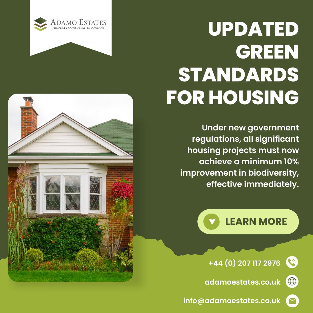 AdamoEstates's tweet photo. Turning over a new leaf: Housing projects mandated to increase biodiversity by 10% under government guidelines. Building a brighter, greener future starts today! 

Reach out today:
📞 +44 (0) 207 117 2976
📧 info@adamoestates.co.uk https://t.co/lkm2x5nwaL