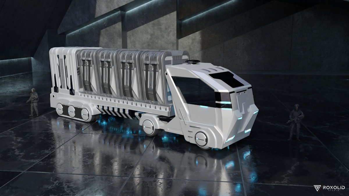 Transporter truck  design - From an unrealized project 
#conceptart #worldbuilding #3d #blender #productiondesign #propdesign #filmdesign #roxolidstudio