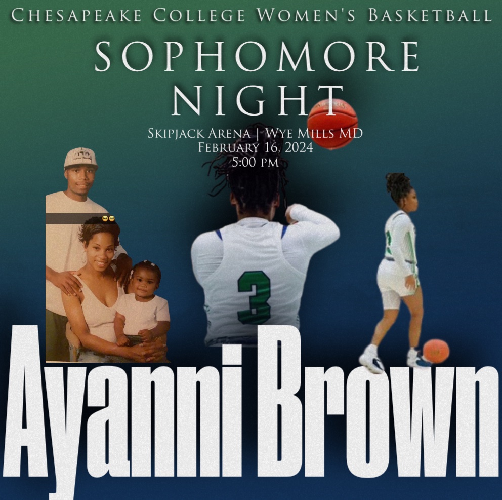 chesapeake_wbb's tweet photo. Sophomore 
#3 Ayanni Brown https://t.co/4TvfP9JGrm