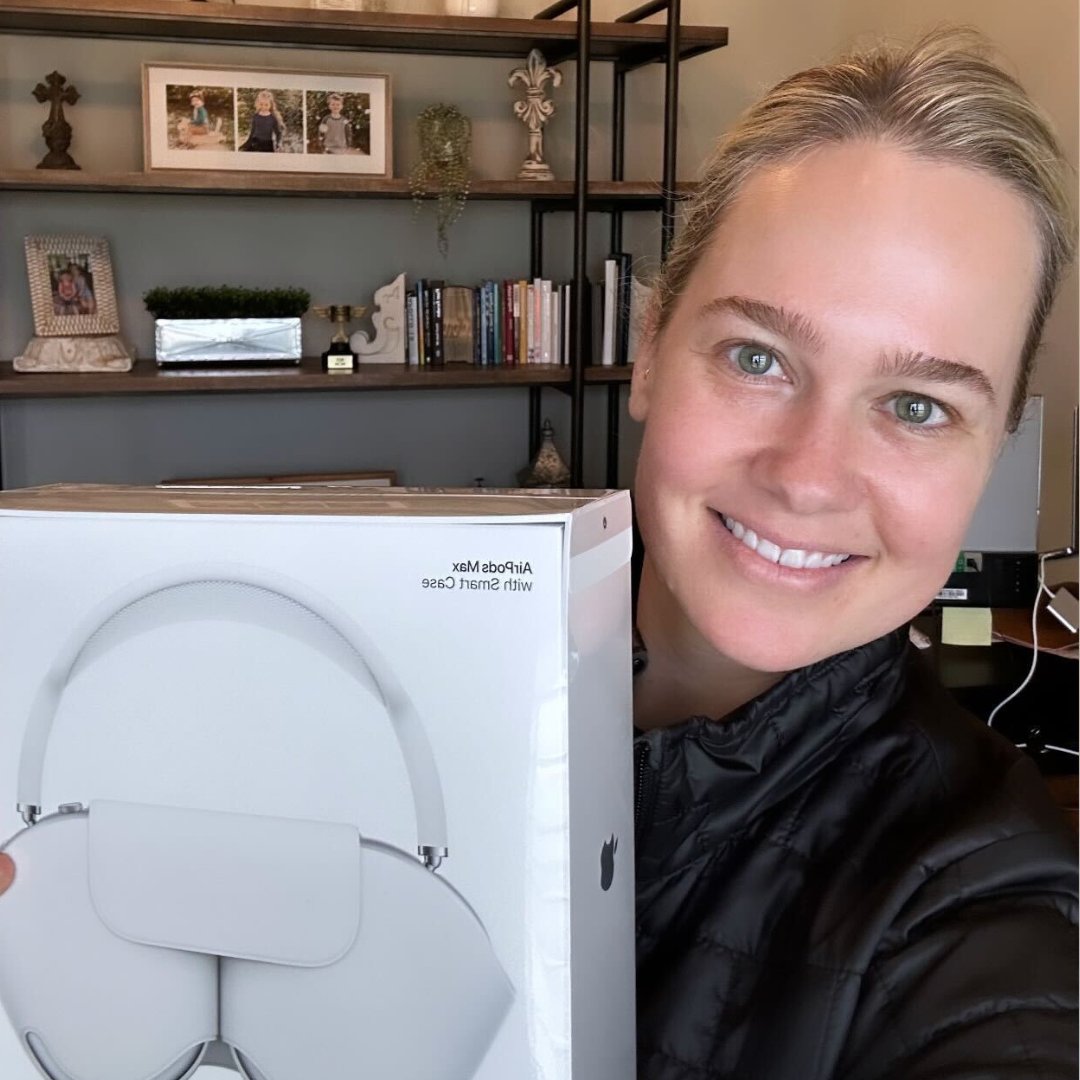 Come hang out with Meg and the rest of the team at booth #110 at #B2BMX so we can chat ways for you to exceed your pipeline objectives and targets.

BONUS: Enter for a chance to win this fresh pair of Apple AirPods Max, be sure to stop by to learn more!

b2bmarketing.exchange