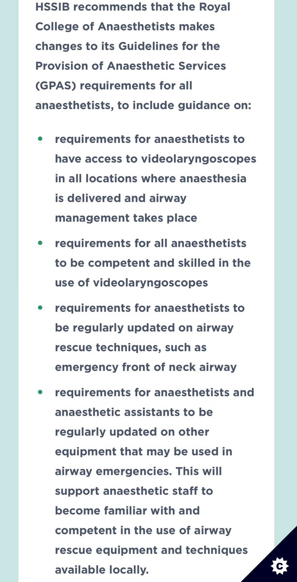 doctimcook's tweet photo. Several key messages for action by @NHSEngland & @RCoANews @dasairway & @AAGBI 

-national difficult airway database 
-a framework for management of the known difficult airway
-universal access to & skill in use of videolaryngoscopy
-mandatory airway crisis training 

Little to disagree with….
#timetoact 

https://t.co/KX5enn18Yo

2/2