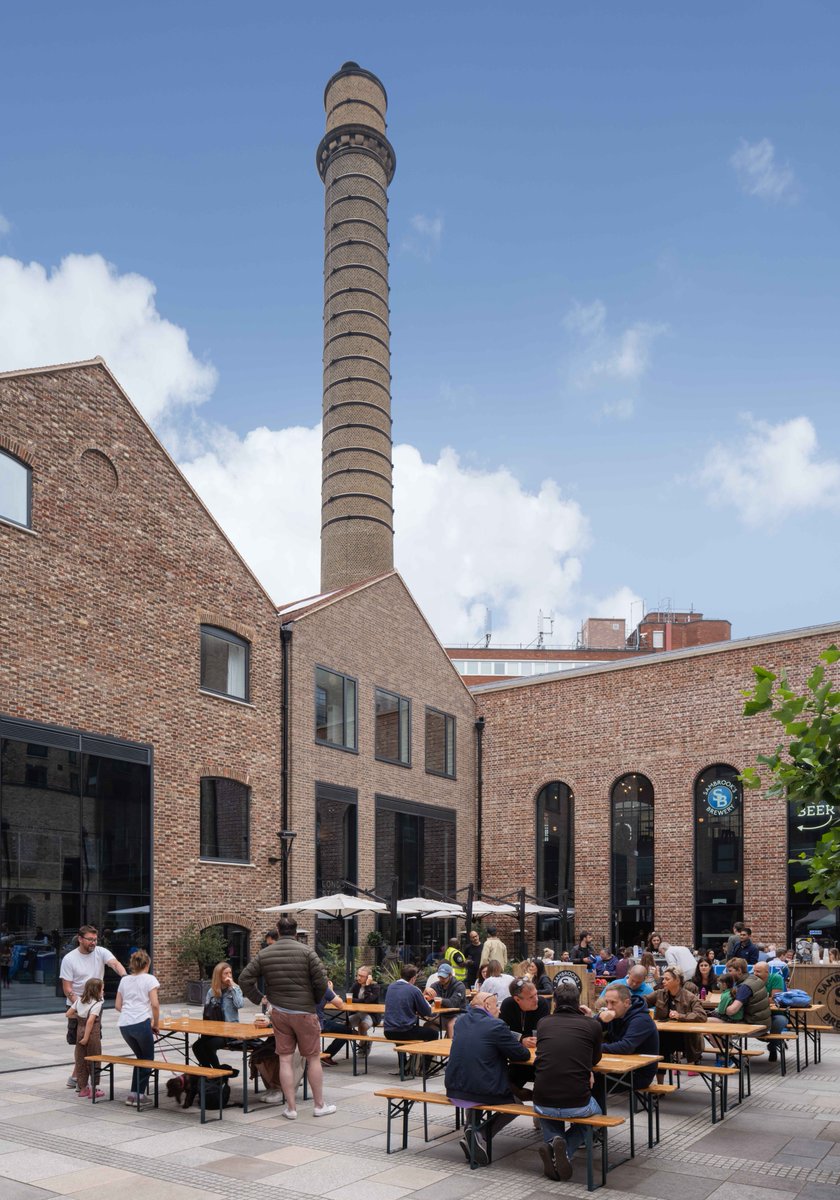 Ram Quarter's @SambrooksBrew has been shortlisted for @RIBA’s outstanding London architecture award – recognising the sensitive transformation of this Grade II* listed space. Congratulations to @RogerMearsArchitects. We're looking forward to finding out the winners!