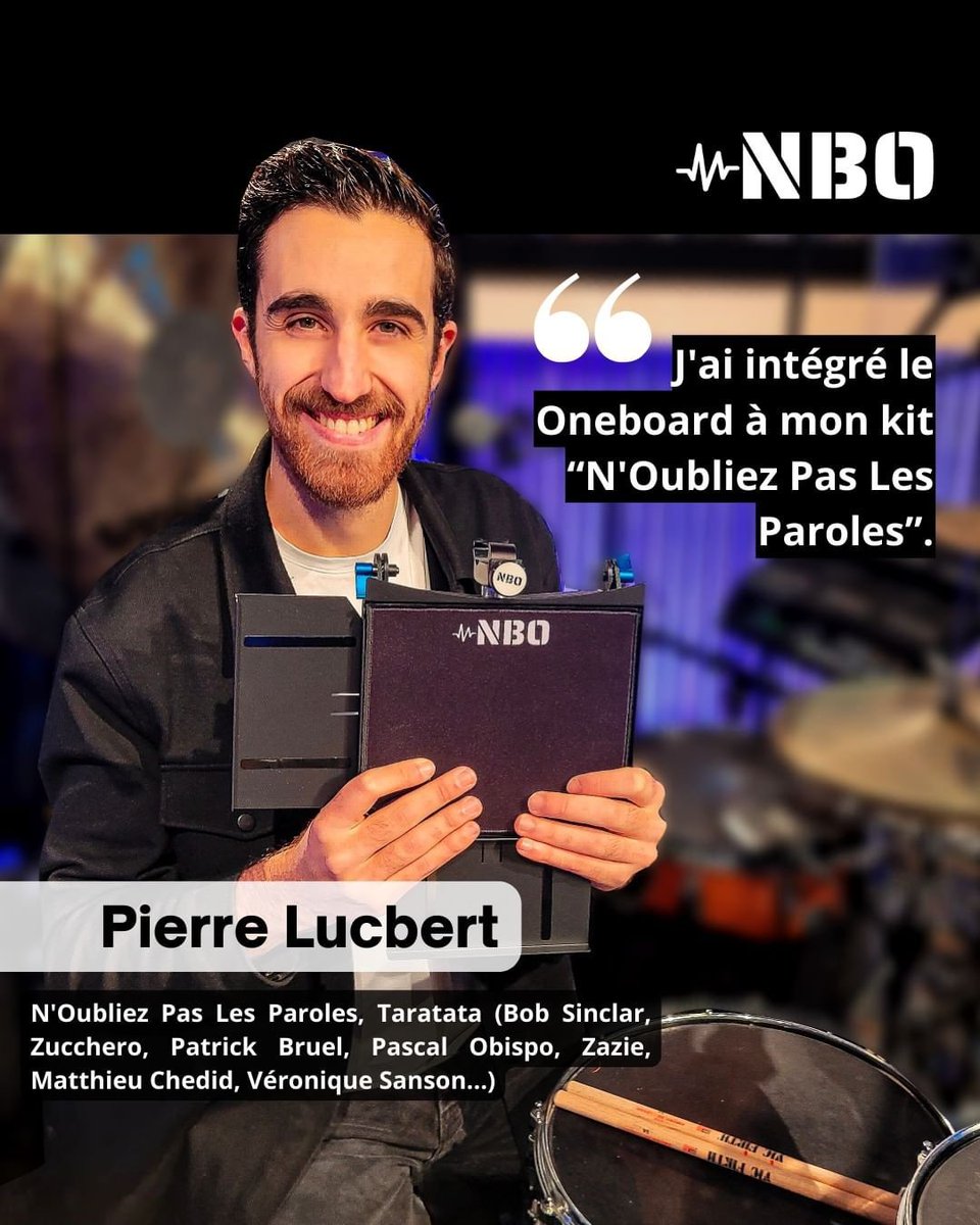 I'm pleased to announce that I'm joining the NBO family 🔥 I integrated the Oneboard into my kit on @NOPLPoff TV show. I was won over by its sturdiness and adaptability. All my accessories are within easy reach, the Oneboard simplifies my life on long days of TV shoots. #nbo