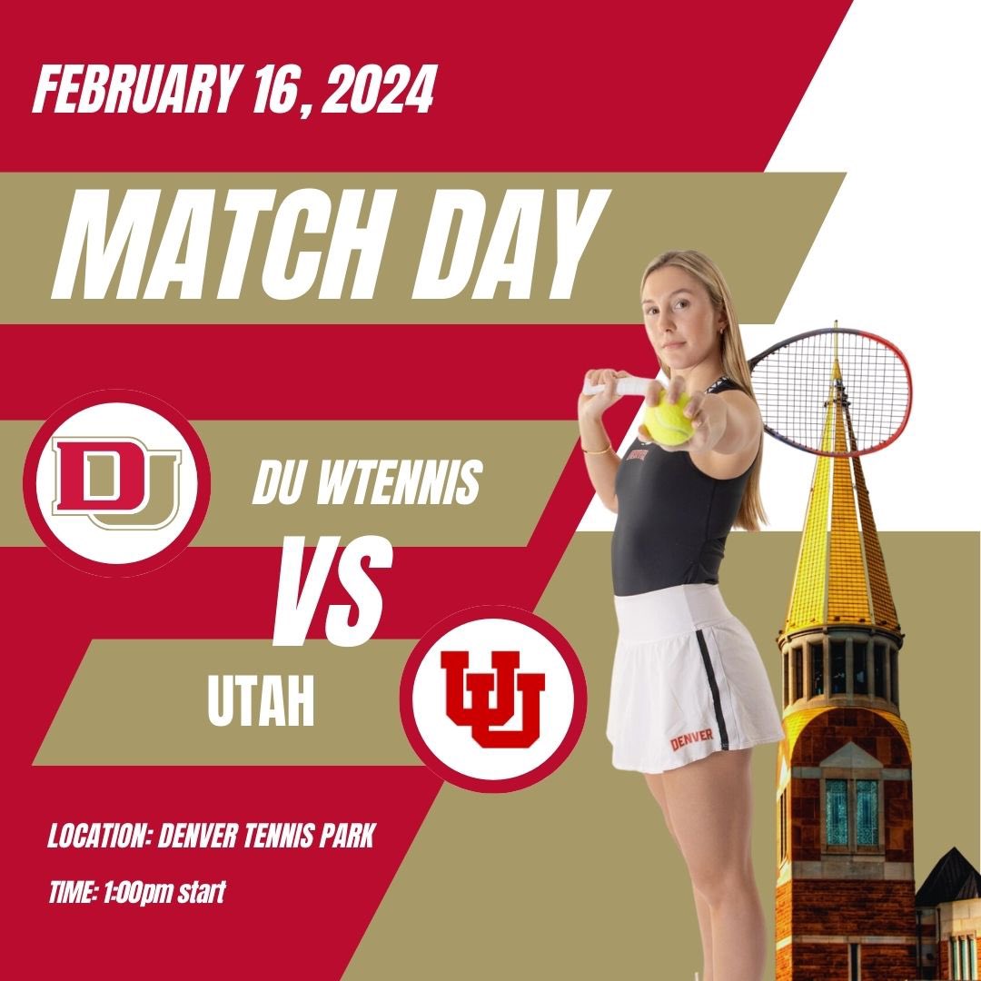 @DU_WTennis host Utah in a key home match