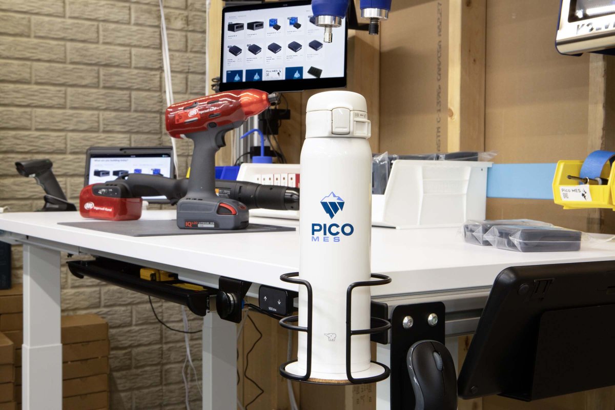 Assembly is always more enjoyable when your coffee stays hot for 10+ hours. 

Thanks to <a href="/ZojirushiUSA/">Zojirushi America</a> for these branded thermoses! Our customers and employees love them. #Zojirushi #manufacturing