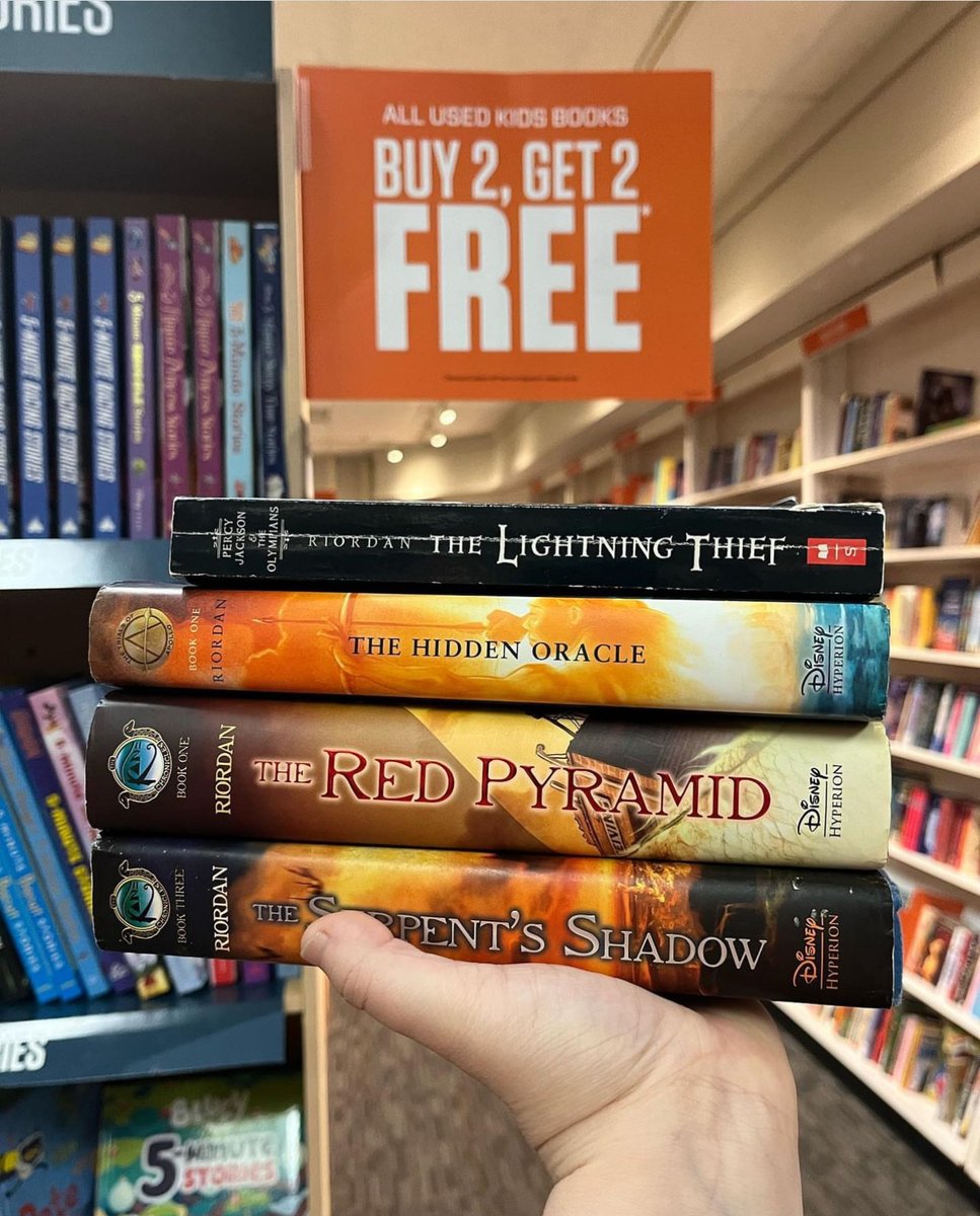 Know a kid that loves to read? Now for a VERY LIMITED TIME, ALL used kids books are BUY 2, GET 2 FREE! Head to your 2nd & Charles TODAY and get your little one something to read!