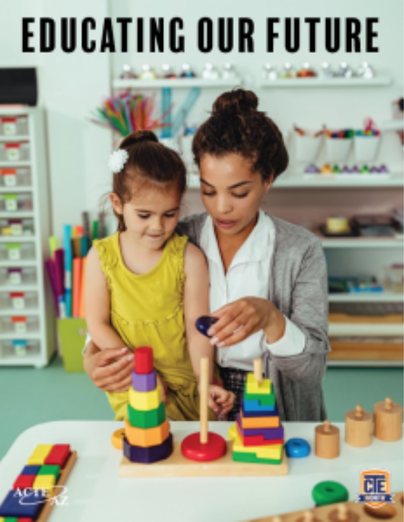 Join us in recognizing all of our Arizona Early Childhood Education teachers and their daily efforts to support students pursing a career in education. #CTEMonth #cteworks #iamcte #careerteched #haveyoucheckedtheconnection