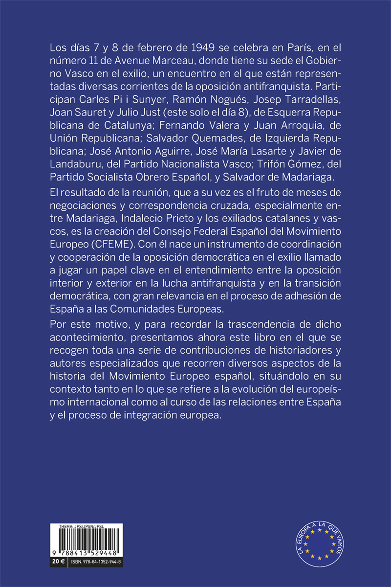 '75 años del Consejo Federal Español del Movimiento Europeo'. Francisco Aldecoa y Carlos López Gómez (eds.). La historia de la creación del Consejo Federal Español del Movimiento Europeo. #Novedad #PróximamenteEnTuLibrería @MovimientoEurop catarata.org/libro/75-anos-…