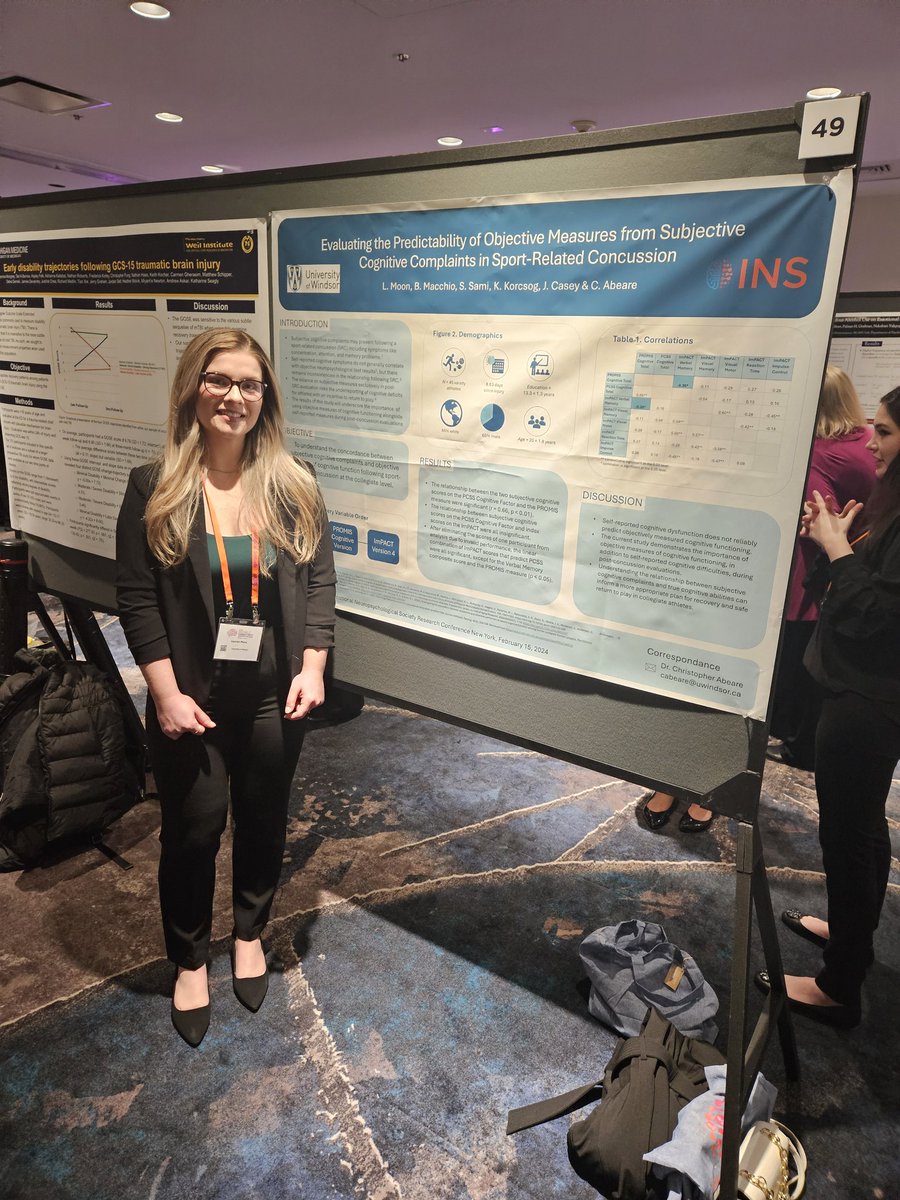 Lab members <a href="/KassKorcsog/">Kassandra Korcsog</a>, Brett Macchio, and Lauren Moon presented research at the <a href="/INSneuro/">INS</a> conference this week in NYC!