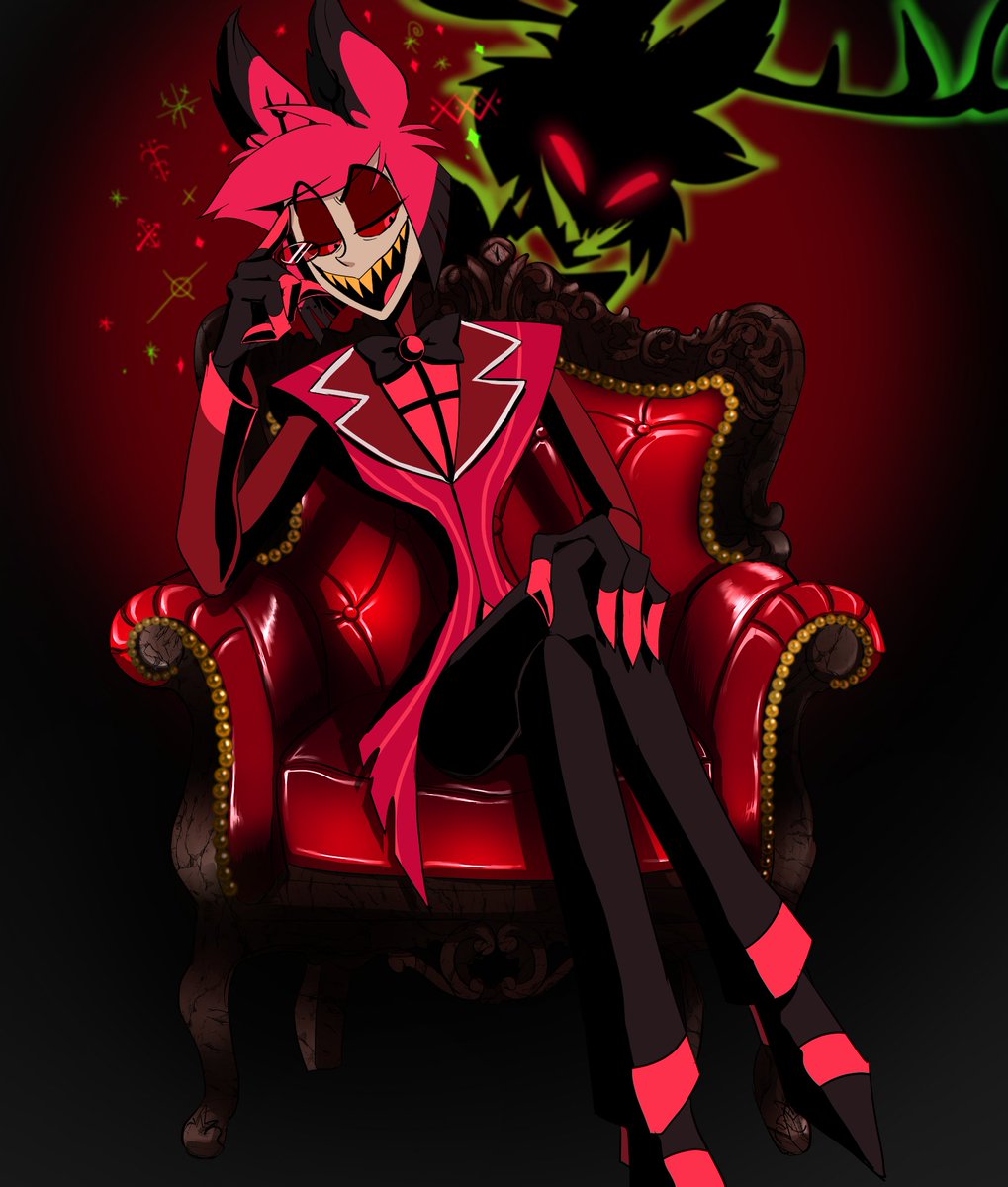 SolH_4545's tweet photo. #HazbinHotelAlastor https://t.co/u6YKnSQAVc