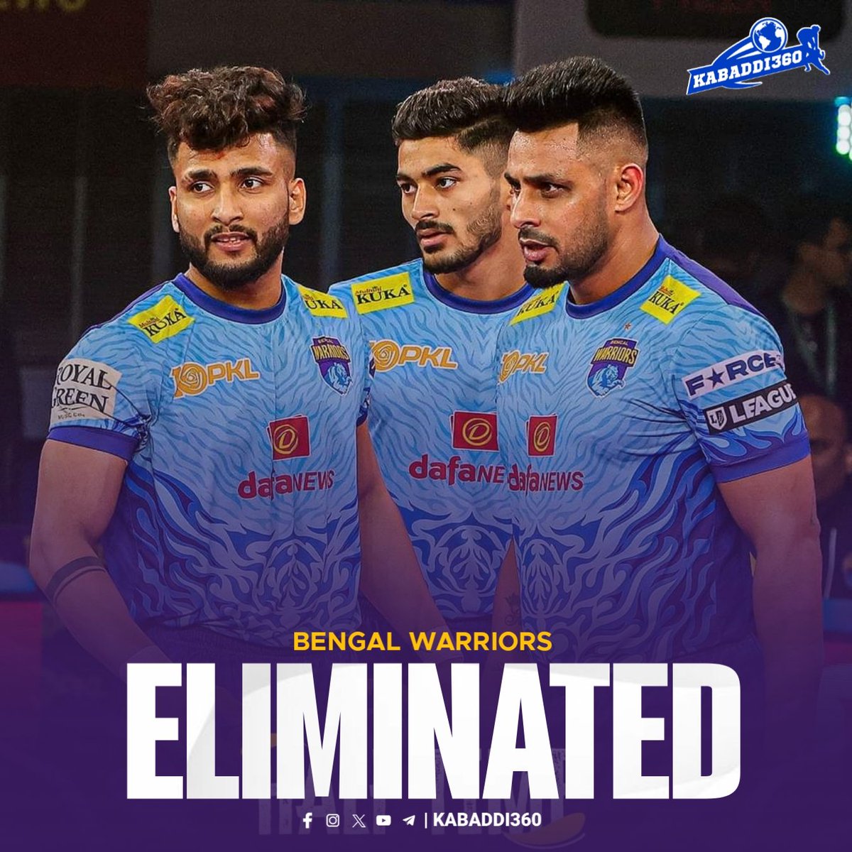 Bengal Warrior's Horse is Eliminated from Season 10 Playoffs race 
.
.
.
.
.
#bengalwarriors
#Prokabaddi #pkl2023 
#pklseason10 
#kabaddi360