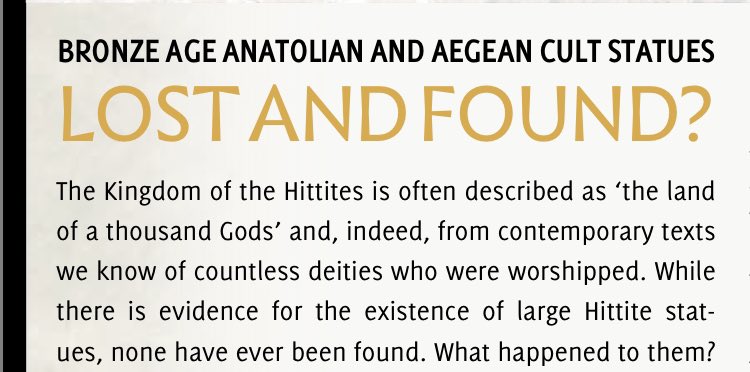 Jorrit_Kelder's tweet photo. Om nom. Proofs of my paper in  @AncientHistMag  on lost Hittite and Mycenaean statues. Building on my previous suggestion that a Hittite silver fist-shaped rhyton may not, in fact, be such a ceremonial vessel, I identify some other suspicious objects -this time in Greece.. https://t.co/gjjBDl9sJO