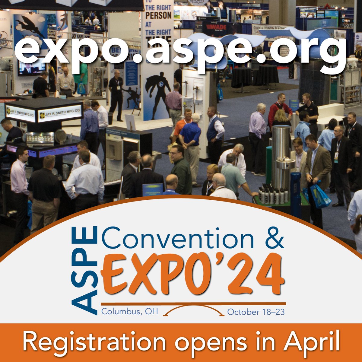 aspeexpo's tweet photo. Are you planning on joining us at #2024ASPEconv? Stay tuned for some exciting news about our Sunday Night Party—you won't want to miss it this year! In the meantime, visit https://t.co/f3yIlUdbYa to sign up to get notified when registration opens. We can't wait to see you there! https://t.co/KuFXrlLfk5