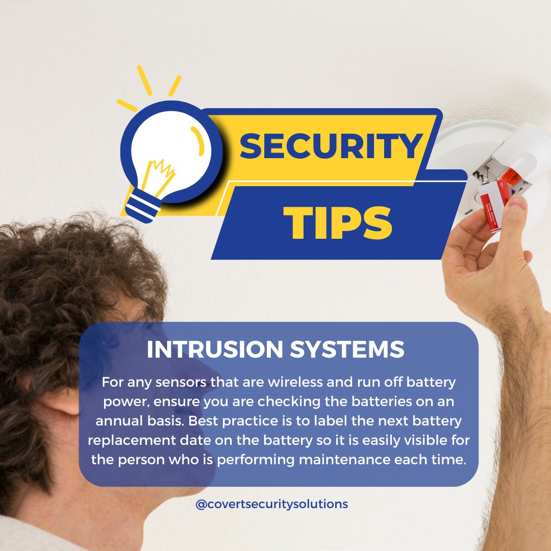 🔒 This week’s Security Tip 💡✨ instagram.com/p/C3aqdeLRP86/

#CrimePrevention #CovertSecurity #securitysolutions #security #securitytips #intrusiondetection #intrusionalarmsystem