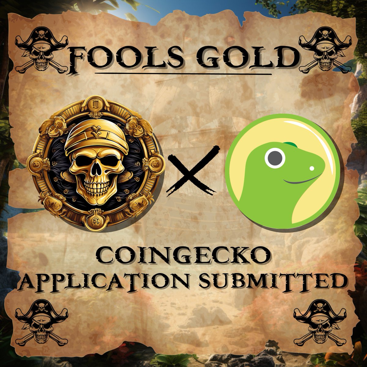 FoolsGoldERC's tweet photo. 🪙 @coingecko Us Pirates still be waiting for our CoinGecko listing mateys!

Shout them down below you filthy bilge rats, make the scurvy land lubbers pay attention. LFG!

Request ID: CL1602240071

URL: https://t.co/7m9DyVzTrE https://t.co/FIC1365e8u