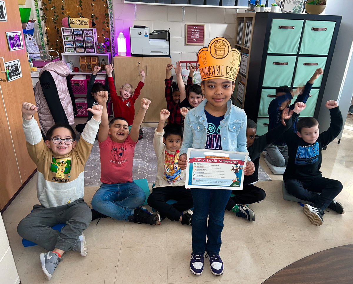 Daria_Szarek's tweet photo. So proud of our Lexia Superstars! 📚💖 #d109pride #bvpride #readingspecialist @BVGoBobcats @ISD109 https://t.co/nzZaKWEIlh