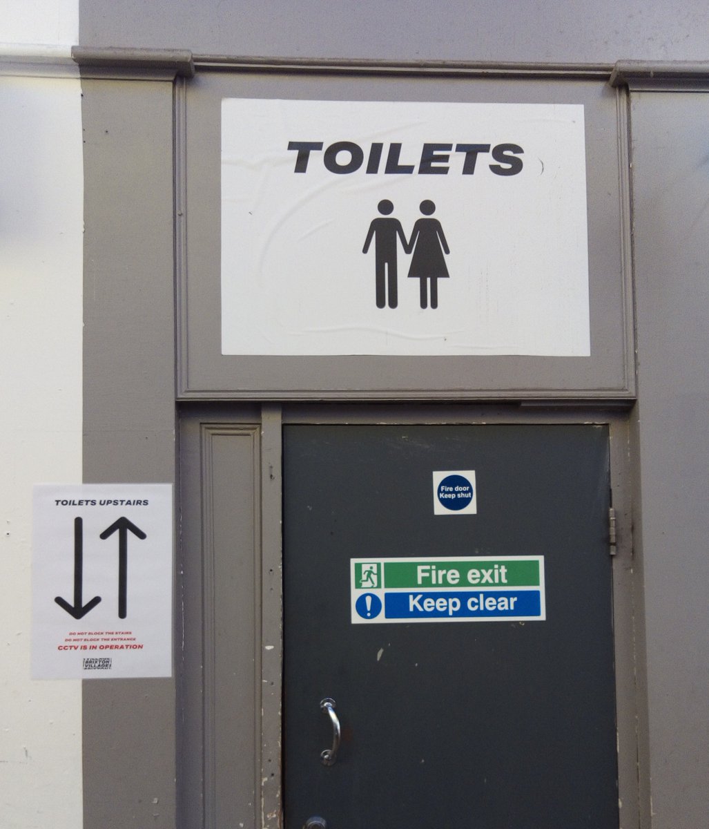 As these toilets are located upstairs, please put up information about where we can find the nearest step-free toilet     #incLOOsion    @BrixtonVillage @InclusionLondon