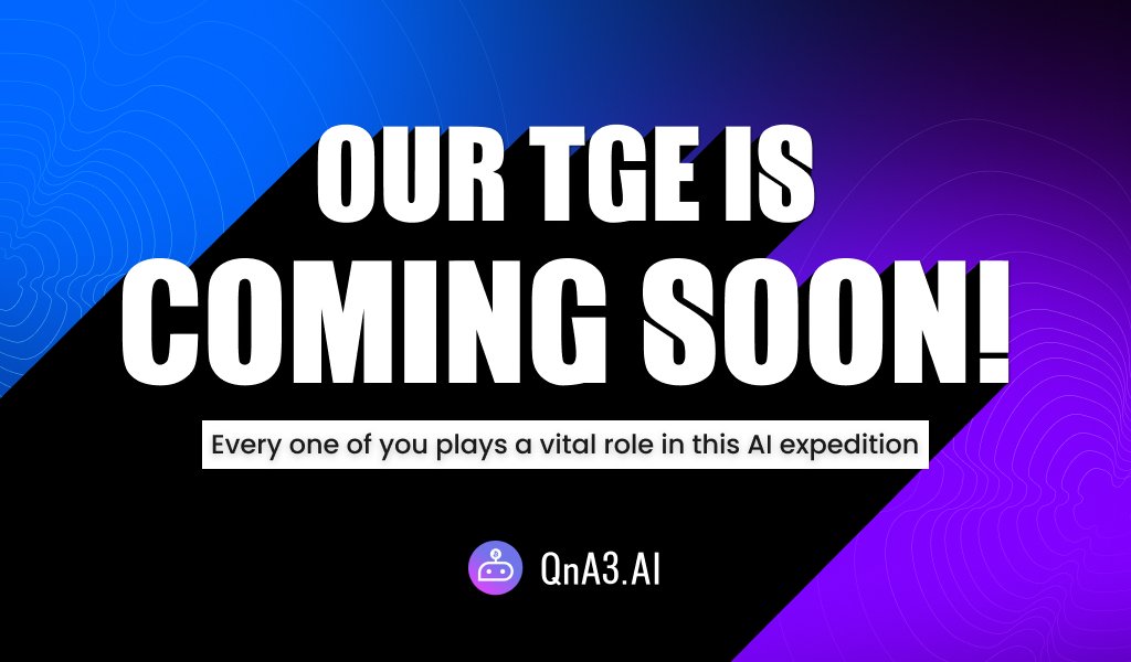 QnA3 #Update💲

Joining Process 👇
- Visit: qna3.ai/?code=9Uv8MSrg
- Connect Ur wallet.
- Do daily check-in &amp; earn credit.

- Use OPBnb network for 0$ fees
- More credits = More Tokens

follow our TG: s.id/21Jc5

Like ❤️
Repost 🎊
How much Credit did you collect?