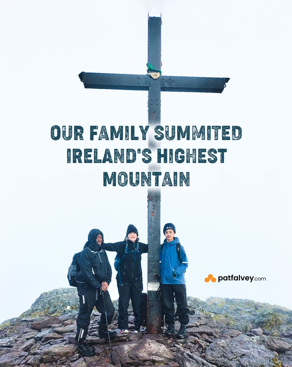 Family Summit Success! 🌄 Click the link shorturl.at/gIKPX  and Join us for a guided adventure. Our expert-led trips are perfect for families seeking to explore, learn, and bond. #IrelandHighPoint #FamilySummit #Carrauntoohil #ExploreIreland #AdventureWithFamily