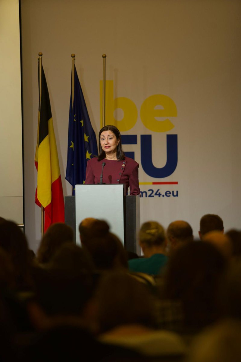 Ili_Ivanova's tweet photo. Research and innovation need a global ethical compass with people and values at its core.๐งญ
This was my message to the international ministerial today hosted by @EU2024BE. ๐ช๐บ
The resulting statement marks important progress! ๐
๐https://t.co/RzKML5pCXD https://t.co/xxV47uEz38