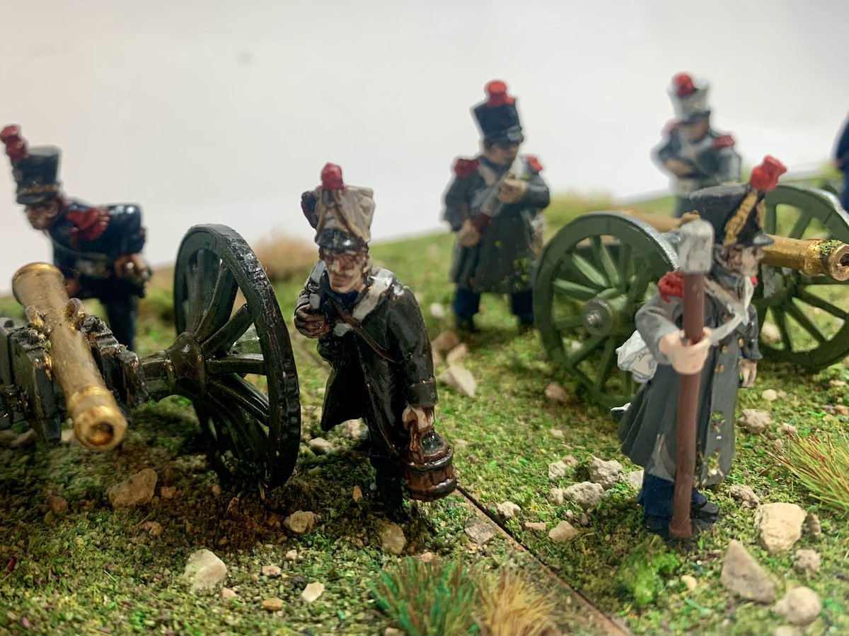 6 pounder battery coming on line! #Wargaming #28mm