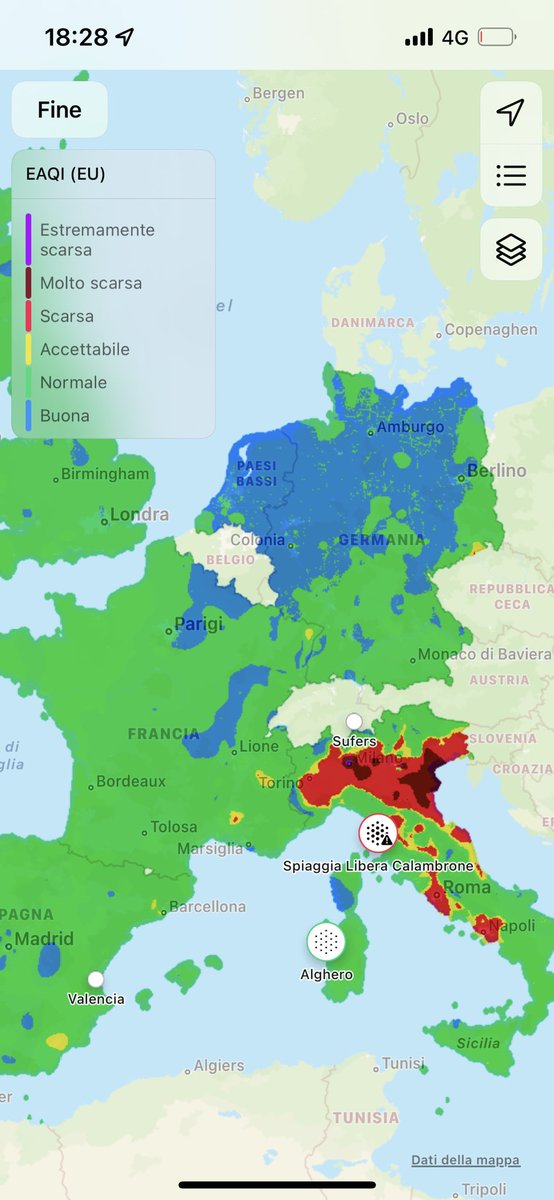 Il posto peggiore per respirare di tutta Europa 🤢