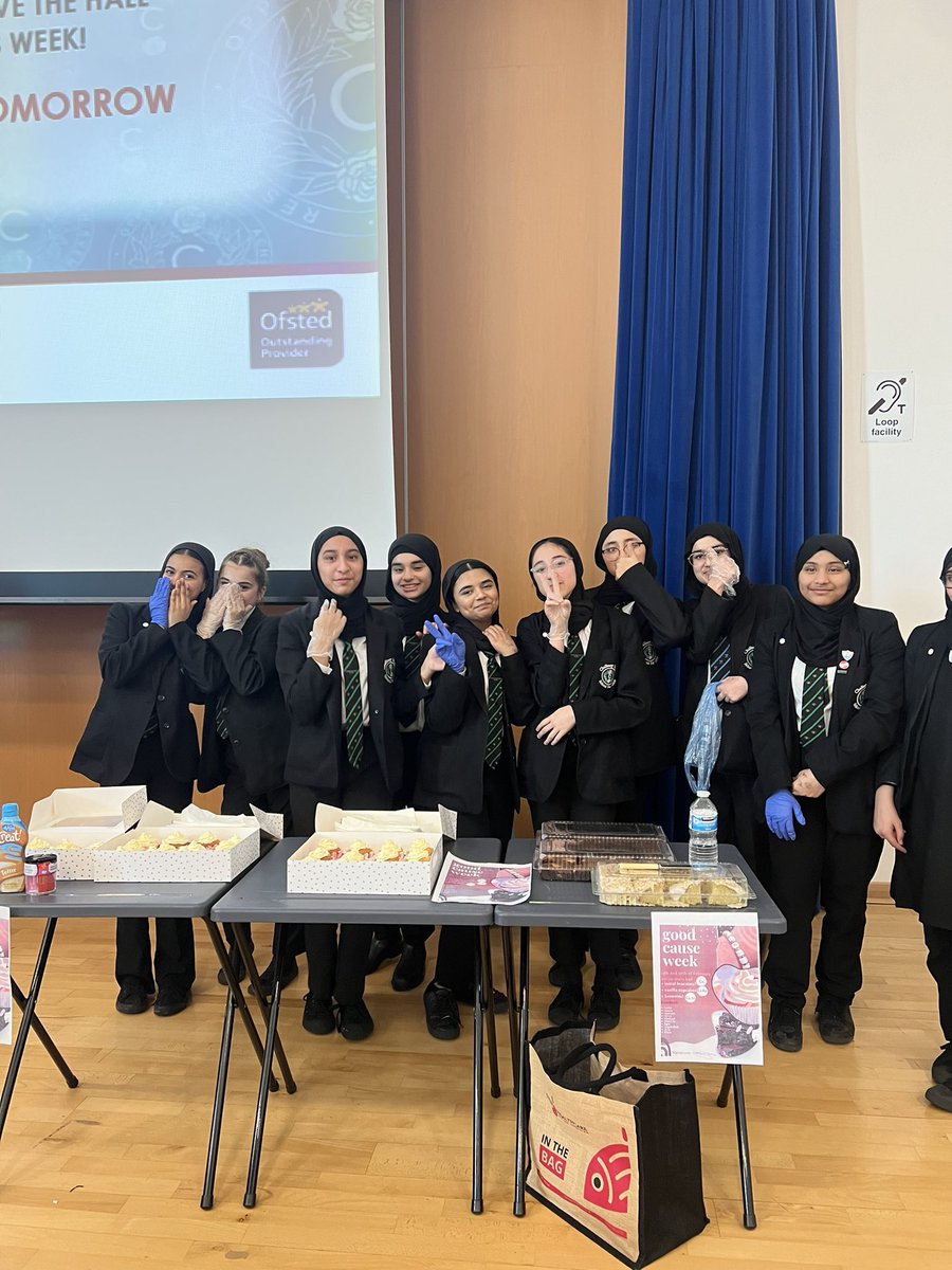 A busy yet exciting end to the term at @Challney_Girls Thank you @shana1Qbal for organising a brilliant talk with an @InspiringirlsUK role model and alumni for our Yr 10s. Good Causes Week was in full swing with Eid decorations, canvases, food and lots more all for charity!