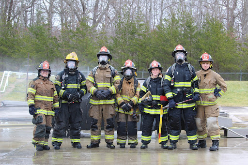Students of fire science attended the Maryland Fire and Rescue Institute. This trip gave students the opportunity to train at a high level in skills such as vehicle fires, basement fire, and  using the hose while on ladder. Each of these skills are vital parts of the job.