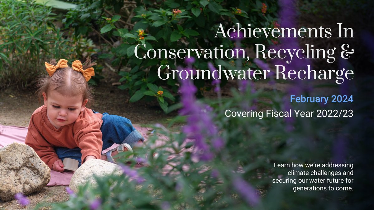 mwdh2o's tweet photo. Our latest Annual Achievement Report highlights #SoCal's commitment to conserving water, recycling, and recovering groundwater. Learn how we're addressing climate challenges and securing our water future for generations to come: https://t.co/ze9TiqfOND https://t.co/T65u4bnGoP