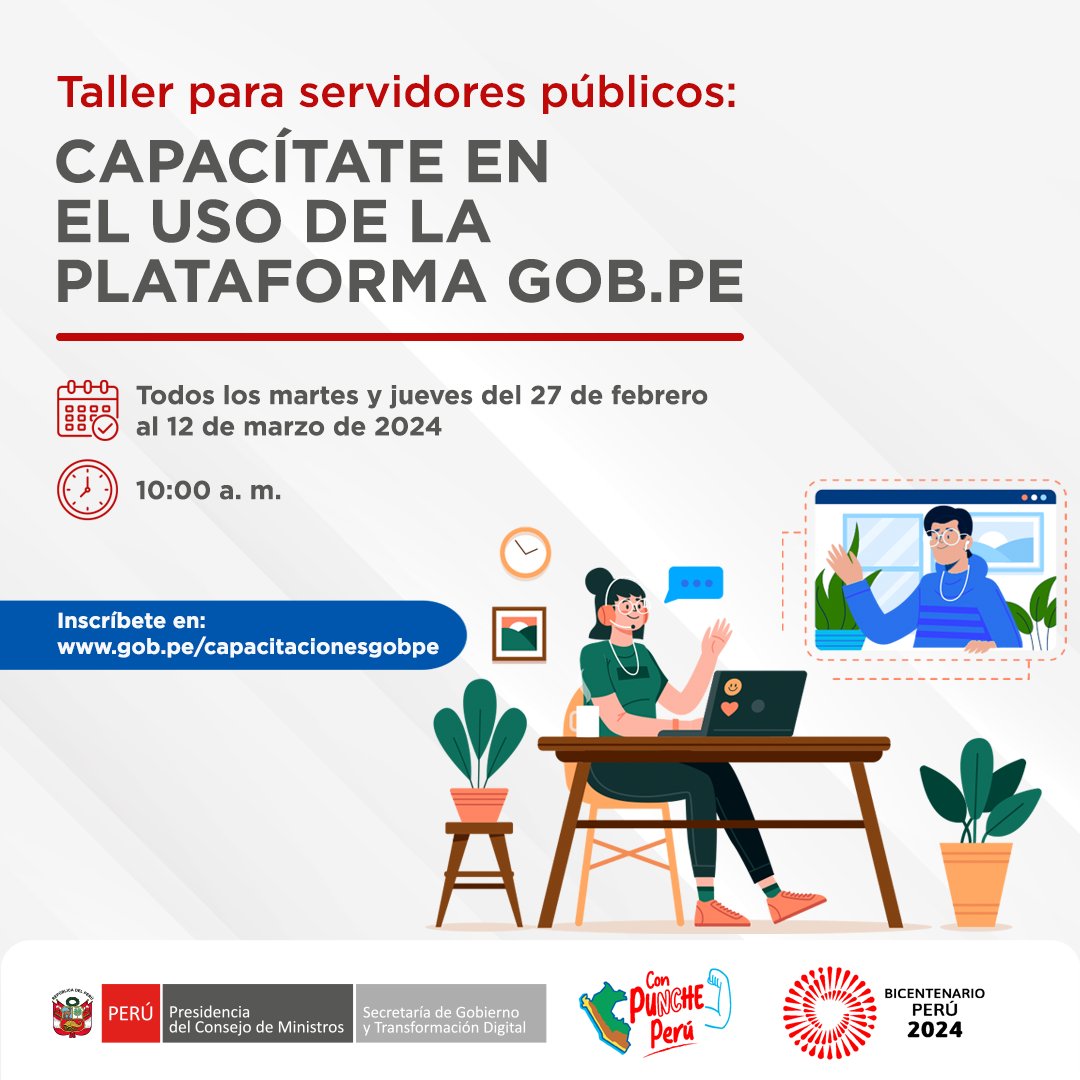 PeruPaisDigital's tweet photo. 📣 ¡Atención! | Si eres servidora o servidor público a cargo o de apoyo en el proceso de migración a #Gobpe, inscríbete en el Programa de migración y uso del gestor de contenidos de la Plataforma Digital Única para Orientación al Ciudadano - https://t.co/GUYuuzQHeh. https://t.co/lio1TB9z16