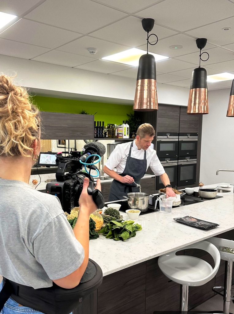 Productive day filming on location In the beautiful Lake District. 🎥 🧑‍🍳 🍽️ - @Caterite_Food @bonemastersuk @bloomFSV @markxtaylor @oliver_harvey